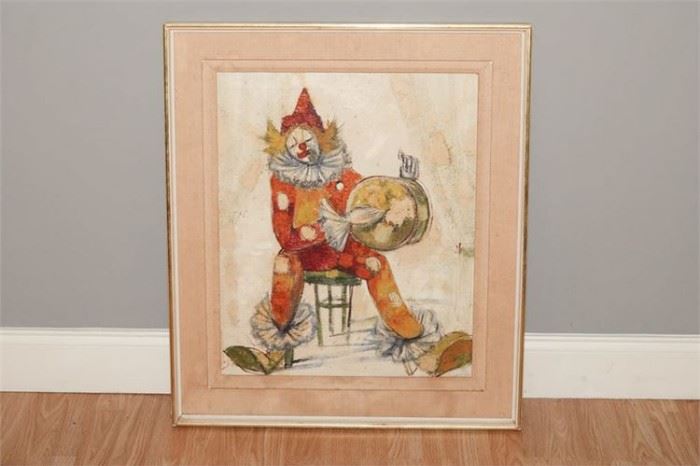 28. Decorative Clown Painting