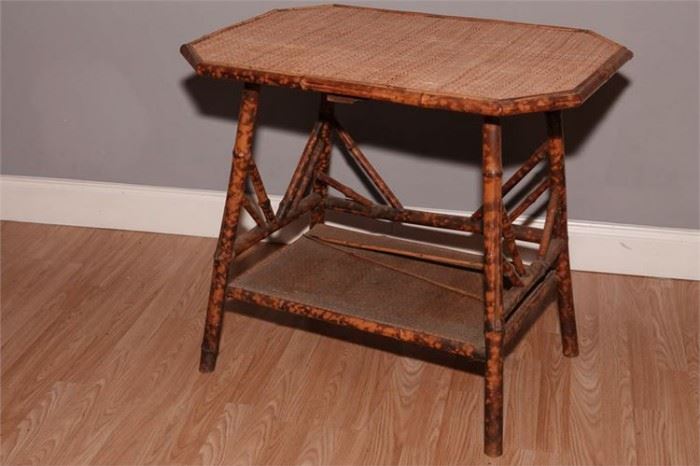 50. Antique Bamboo Table