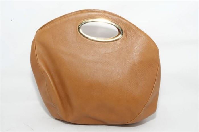 70. OSCAR DELA RENTA Goya Leather Bag