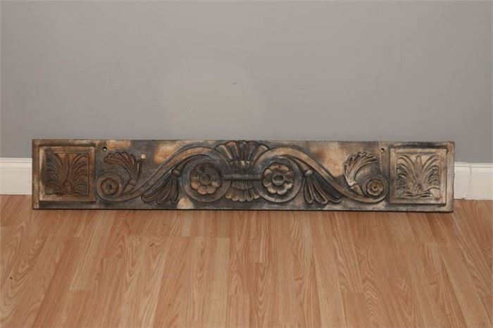 99. 19th Cast Iron Decorative Panel