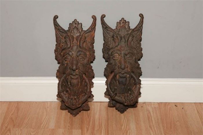 104. Pair of Cast Iron Elements