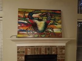 "Ribbon Crab" original painting from Dream Painters
