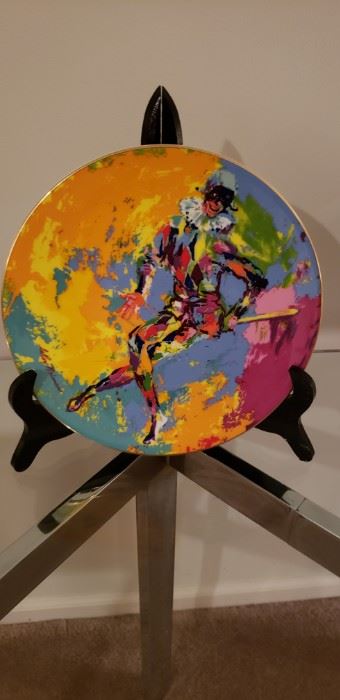 Harlequin Plate copied from Leroy Neiman for Royal Daulton International Collectors,  First of a Series, 1974