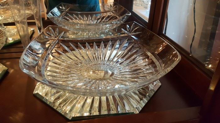 Large crystal bowl