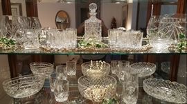 Waterford and other crystal