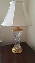 Waterford lamp and shade