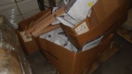 Flooring Samples and Solid Wood Pieces.