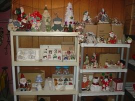 Some of the Brand New Christmas items in boxes
