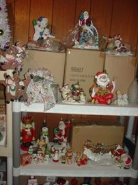 Some of the Brand New Christmas items in boxes