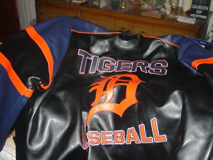 Limited edition Detroit Tigers Leather Jacket- sold the year Tiger Stadium closed- Never worn! either 250 or 500 were produced!