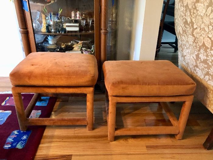 Milo Baughman for Thayer Coggin vintage stools 