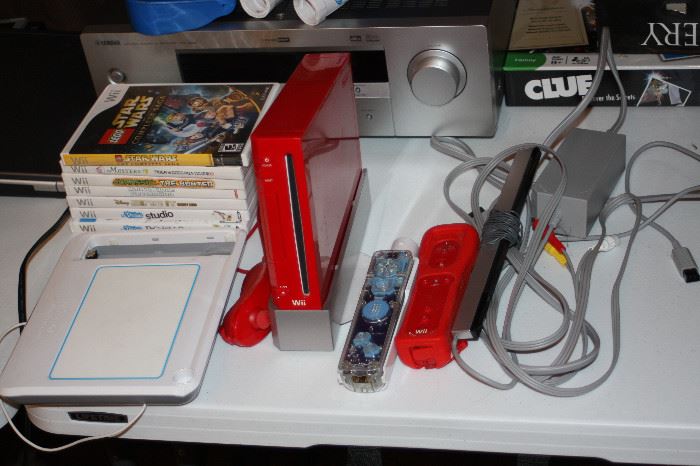 Special Edition Wii with games, controllers, cables and accessories