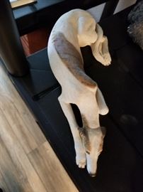greyhound figurine