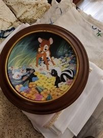 bambi and friends plate
