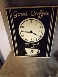 running coffee clock