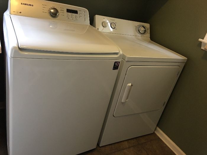 Samsung Washer and  GE Dryer