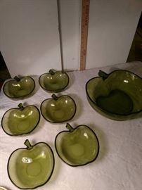 Green Apple dish set