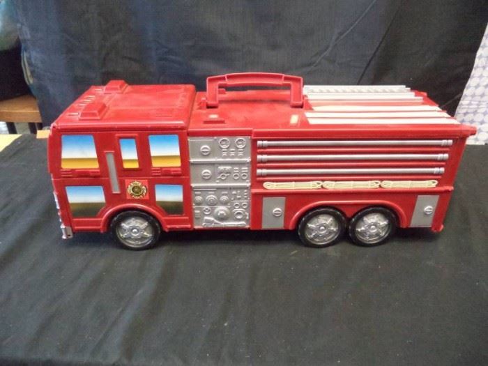 Fire Truck that folds out to a Track