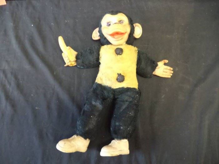 Vintage Stuffed Monkey from the 60s
