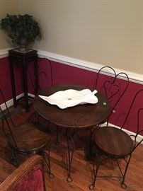Ice Cream Parlor Table and Chairs