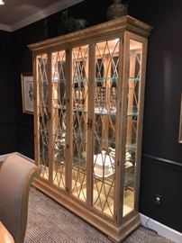 HENREDON CHINA CABINET 67.5"L x 15"D x 84"H