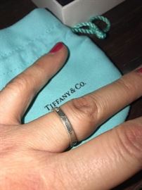 TIFFANY & CO. 925 I LOVE YOU RING-SIZE 6.5