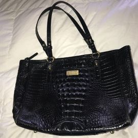 BRAHMIN LARGE LEATHER TOTE