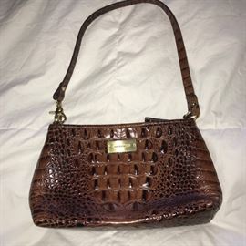 BRAHMIN SMALL LEATHER SHOULDER BAG