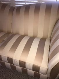 KRAVET SILVER LEAF WAVERLY STRIPE SOFA-89"L x 38"D x 35"H