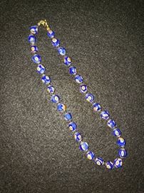 VENETIAN GLASS BEADED NECKLACE