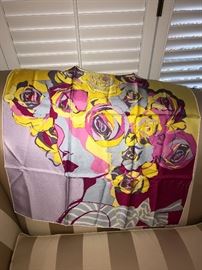 CHRISTIAN DIOR SILK SCARF