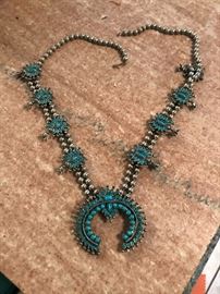  Sterling and turquoise southwest jewelry 