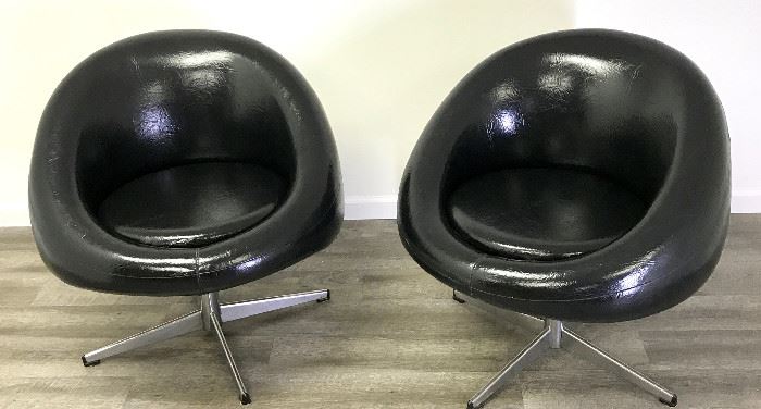 Vintage Overman Style Swivel Pod Chairs  https://ctbids.com/#!/description/share/74257