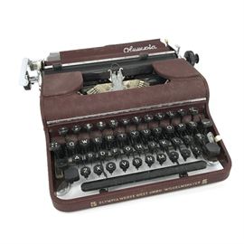 Olympia Typewriter 1950s SM2 https://ctbids.com/#!/description/share/74351