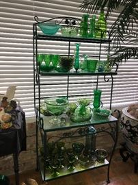 Great Green and glass bakers rack! Was 159 now $99 hurry!