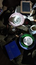 More very old antique china. Lusterware, Pearlware and Spodeware.