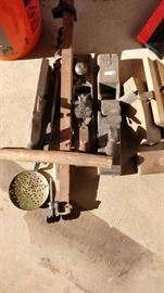 Antique wood working tools from Michigan.