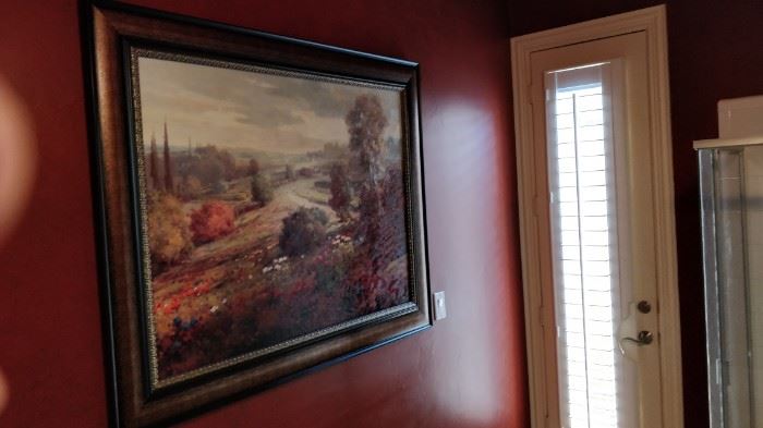 Very large oil painting