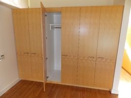 Custom Maple  built 6 door closet HUGE!! 