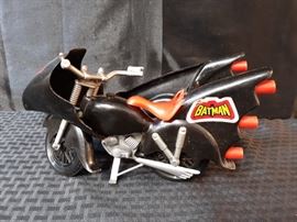 1970s Mego Batcycle with Sidecar