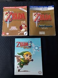 Set of 3 The Legend of Zelda Nintendo Players Guide Books