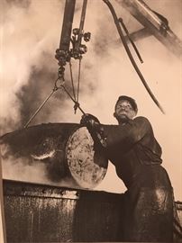 Poster of "Oil Factory Worker." Chicago. 
