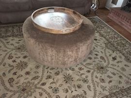 41" diameter ottoman