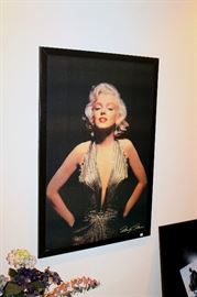Marilyn Monroe framed poster