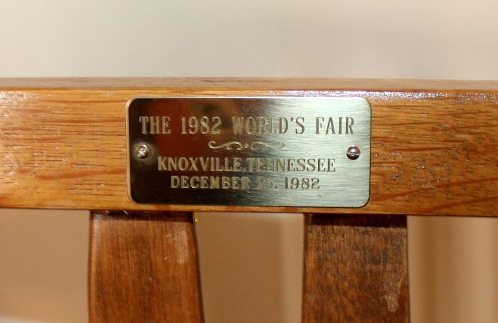 1982 World's Fair rocking chair