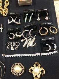 Sterling jewelry (some of these items may be sold)