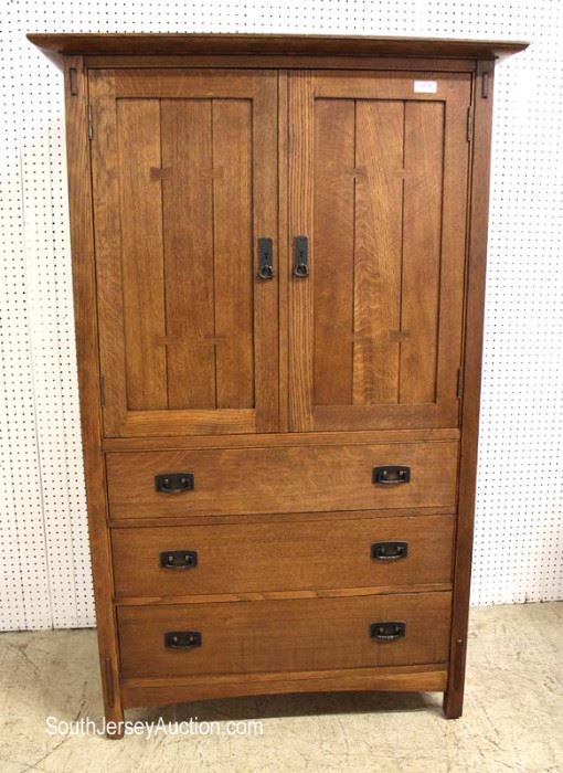  BEAUTIFUL Mission Oak Gentlemen Chest by “Stickley Furniture” with Hidden Drawer Bottom Hideaway Space Instructions

Located Inside – Auction Estimate $1000-$2000 