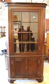  12 Pane SOLID Mahogany CORNER Cabinet by “Henkel Harris Furniture”

Located Inside – Auction Estimate $400-$800 