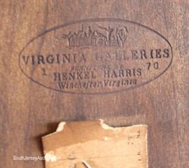  12 Pane SOLID Mahogany CORNER Cabinet by “Henkel Harris Furniture”

Located Inside – Auction Estimate $400-$800 