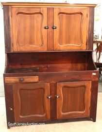  ANTIQUE 2 Piece Country Drysink Hutch in Original Finish

Located Inside – Auction Estimate $400-$800 